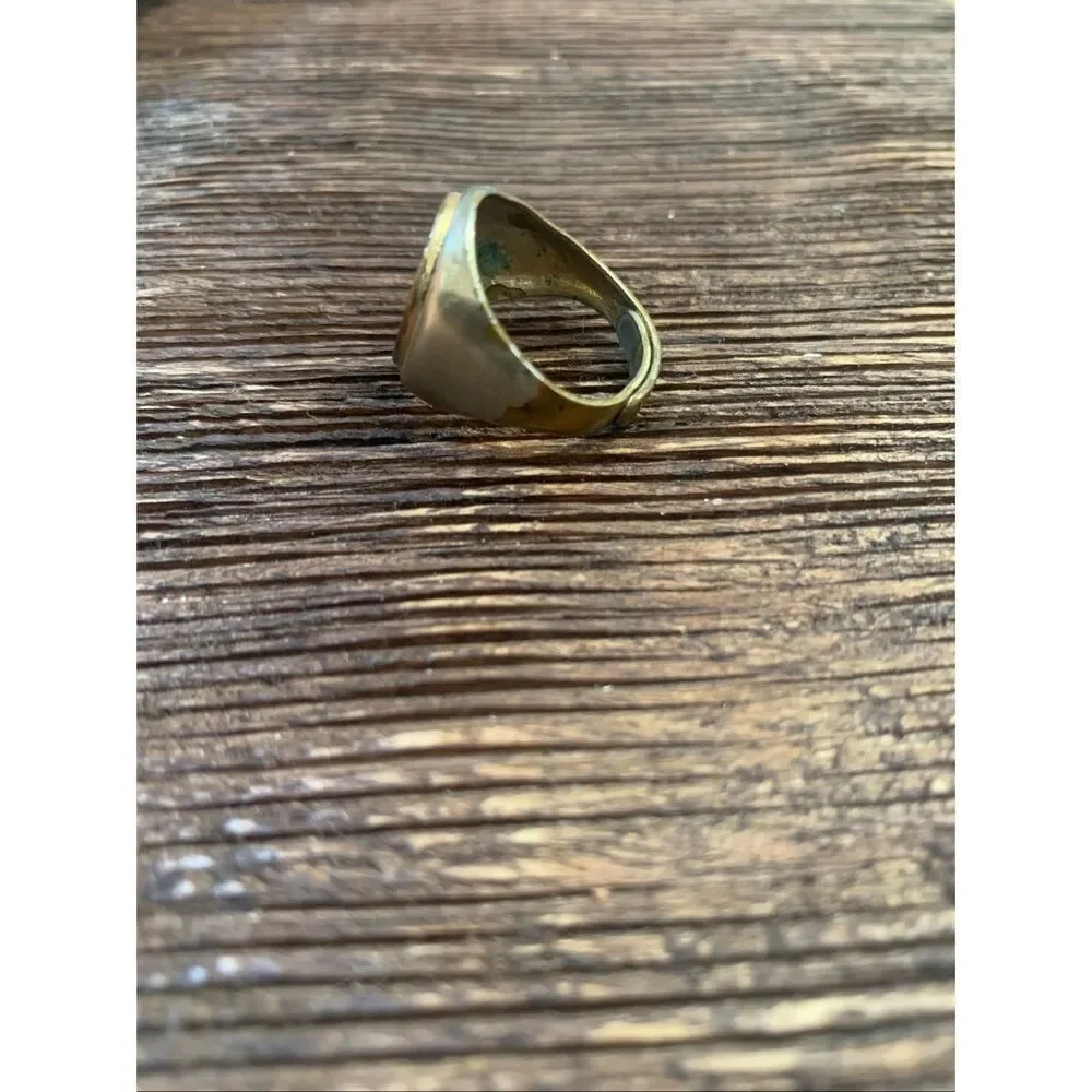 Vintage 1950s/1960s Mickey Mouse Adjustable Gold Color Ring